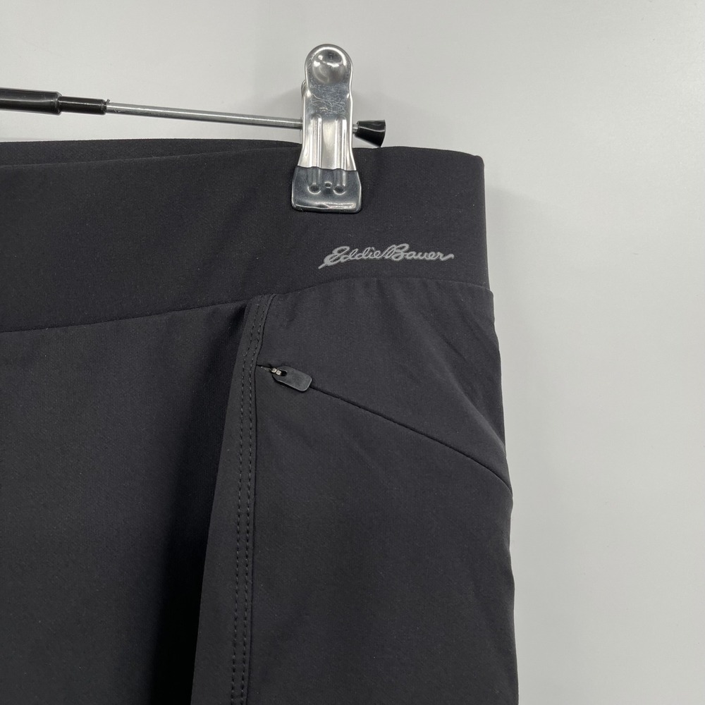 Eddie Bauer Womens Black‎ Zip Pocket Travel Pants Size 12 - Picture 4 of 6